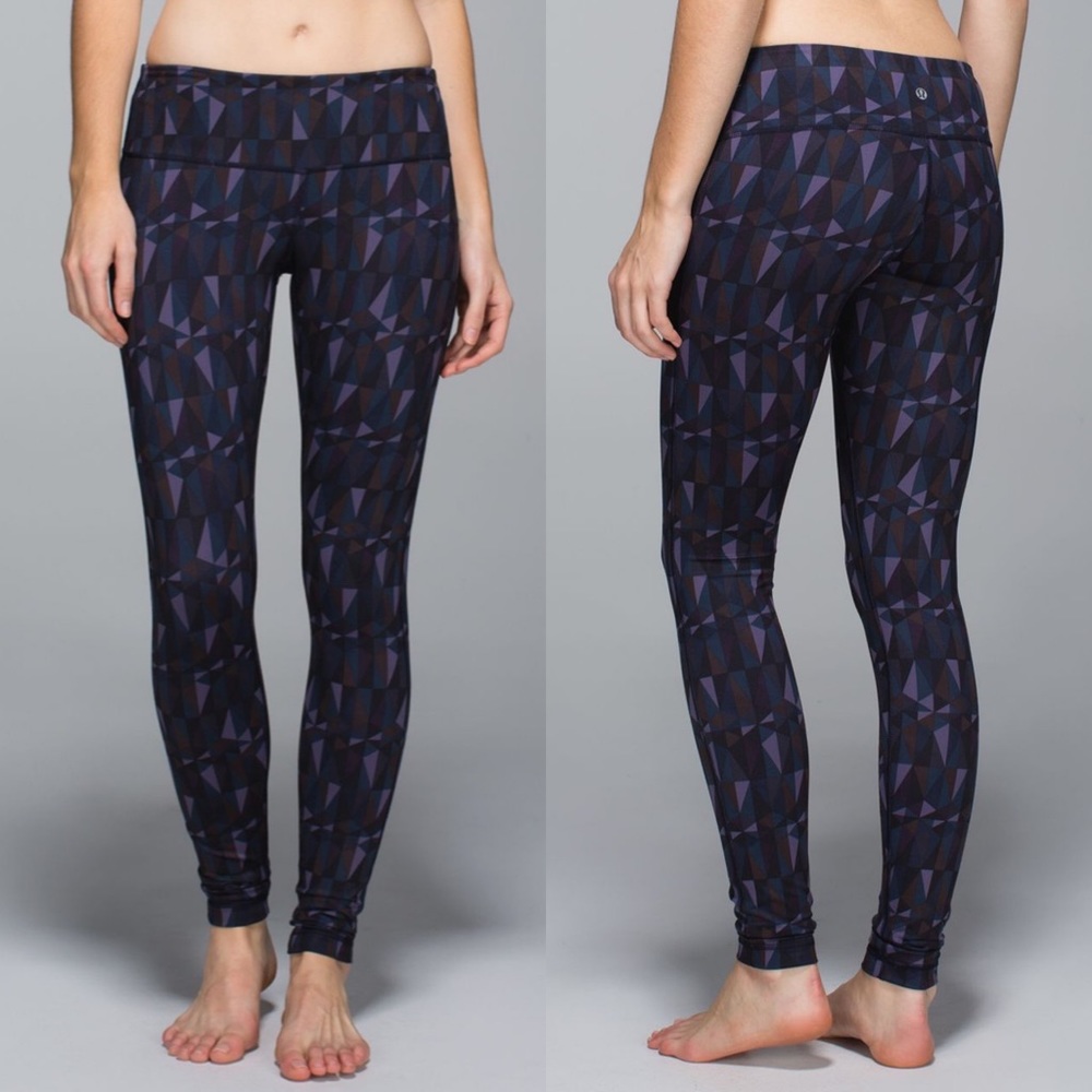 Lululemon Wunder Under Stained Glass 8 GUC